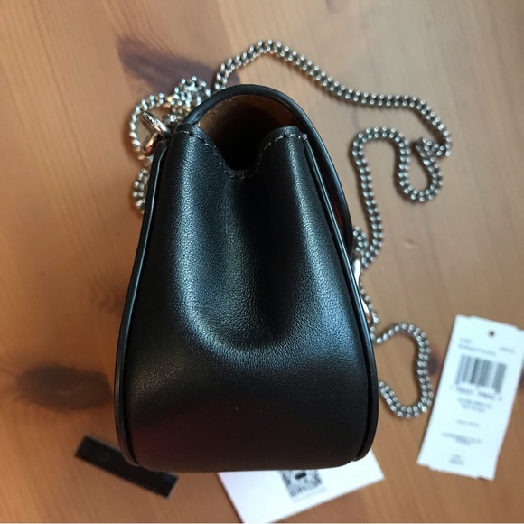 🌸 Coach Morgan Card Case On A Chain In Signature Canvas With Rose Print - Picture 10 of 11